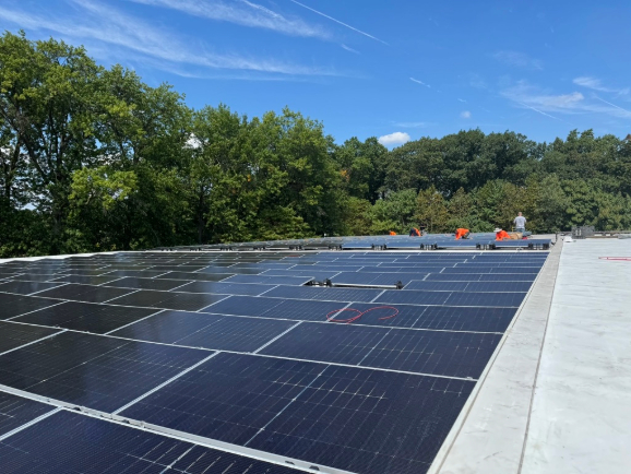 commercial solar feasibility study and roof evaluation for New Jersey business