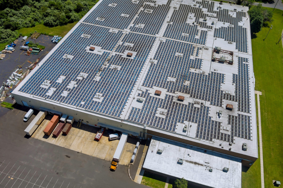 commercial solar feasibility study and roof evaluation for New Jersey business